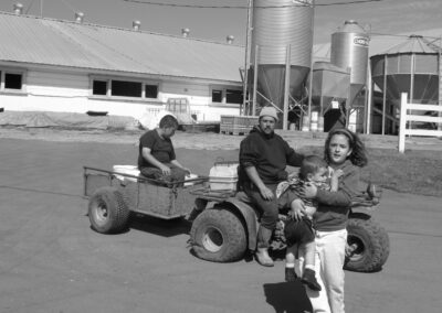 "Going to feed the Calves" by Martina Roque