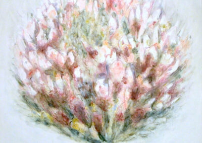 Patti Trimble, Endangered Showy Clover, oil on linen, 38" x 36"