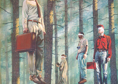 Lino Azevedo, Natural Blindness, oil-31x44 ins.