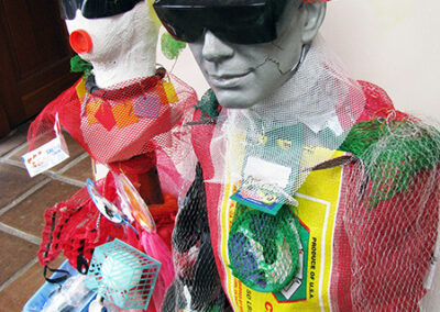 Claudia Chapline, Torsos, plastic food wrappers