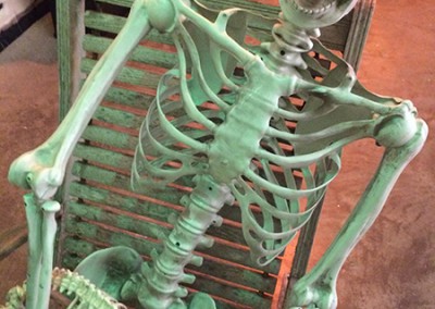 Betty Woolfolk, Skeleton Room, detail