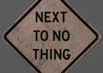 Dennis Peterson, Next To Nothing, intaglio screenprint-18 x 18