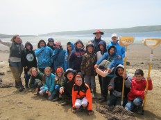 AIS students visit the beach