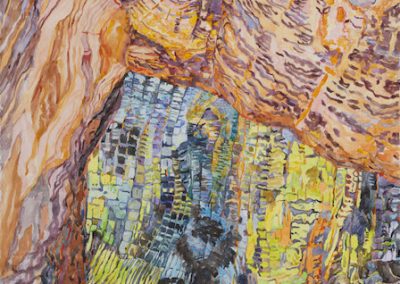 Linda-MacDonald-, The Bridge Before, watercolor-30inx22in