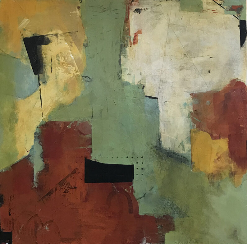 Kelsey Woodward, Jikan, Acrylic and cold wax