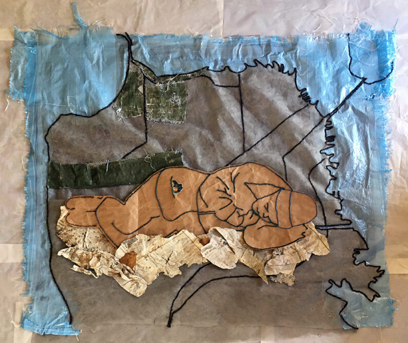 Marilyn Geary, I, Too, Was Once a Child with Dreams,fiber, M:M, AWARD OF MERIT