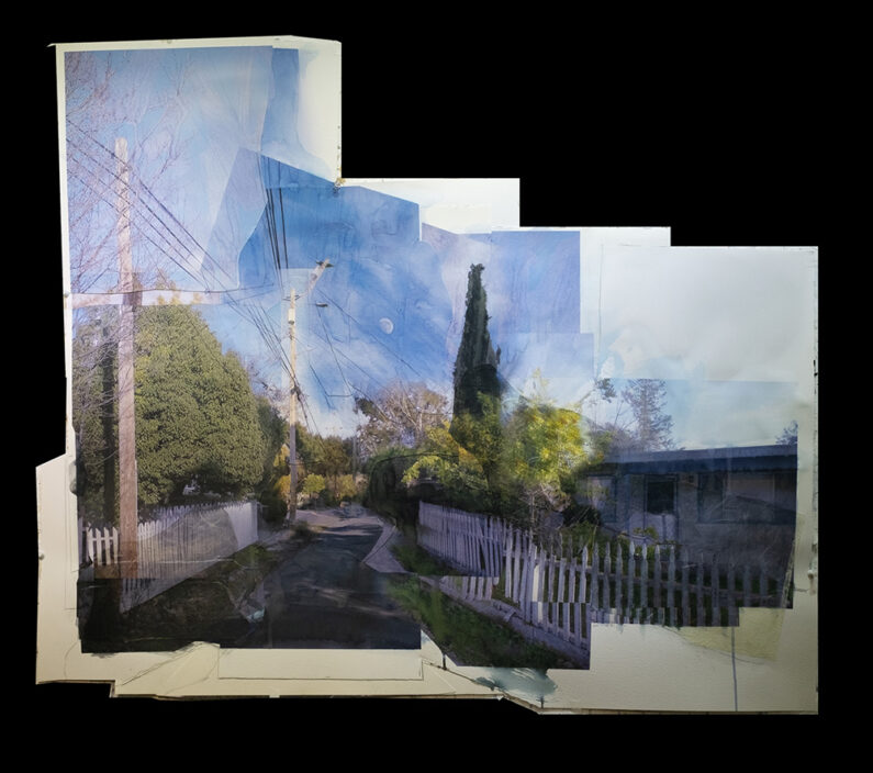 Michael Acker, Lemon Central, Inkjet Watercolor Acrylic, 32 x 38 ins