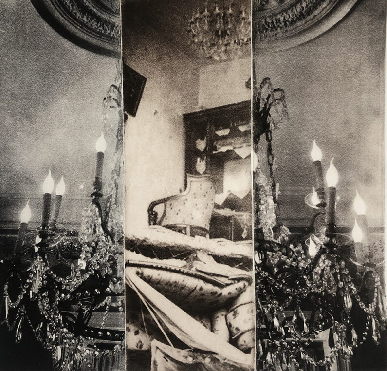 Nancy Willis_Syria_Dangling, Fawn Brrown, Monoprint