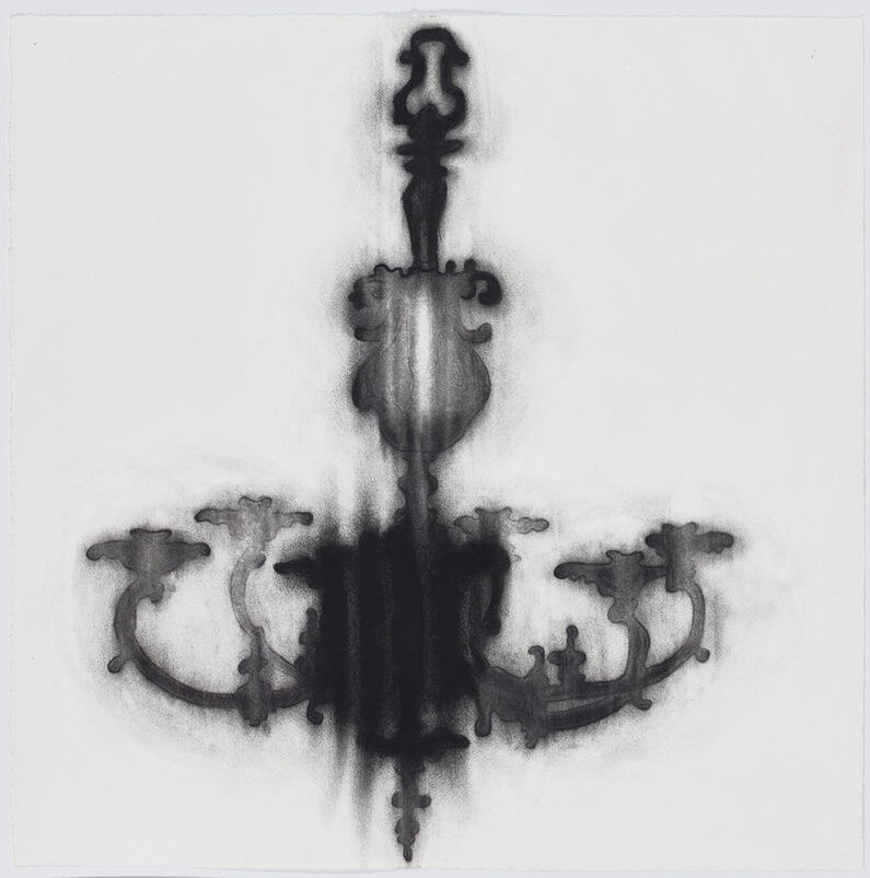 Patricia Thomas, Effluvium, Charcoal on paper