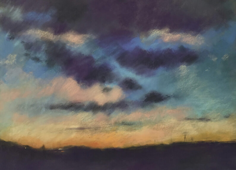 Wendy Goldberg, Just North of Here, pastel