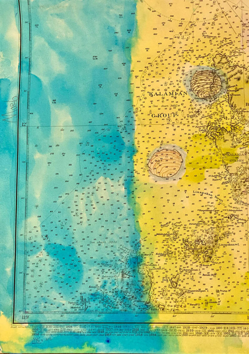 Alec Maelo Lizaranzu Sanchez - Untitled, Watercolor Mixed Media, 12in x 12in