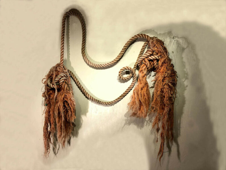 Judith Selby Lang - Swag - Polyproplyene Rope, 66inX52inX11