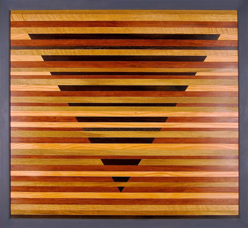 Bruce MItchell - MIrage - Wood Sculpture, 37x34in