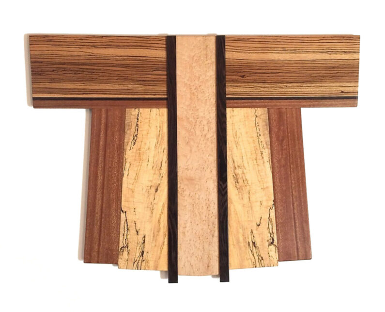 Bruce Mitchell - Kimono Cho - Wood Sculpture, 28inHx38inW