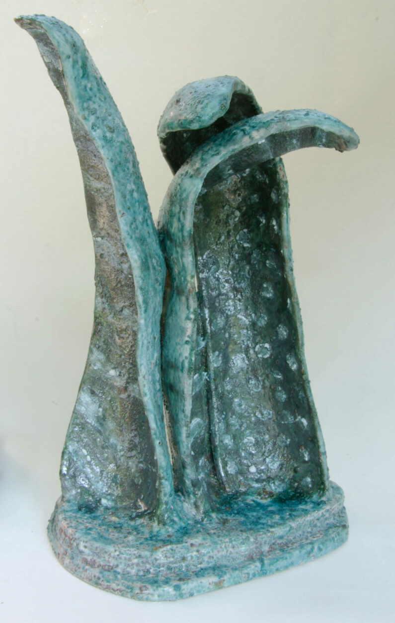 Mimi Abers - Sheltered In Place - clay, 17x11x8