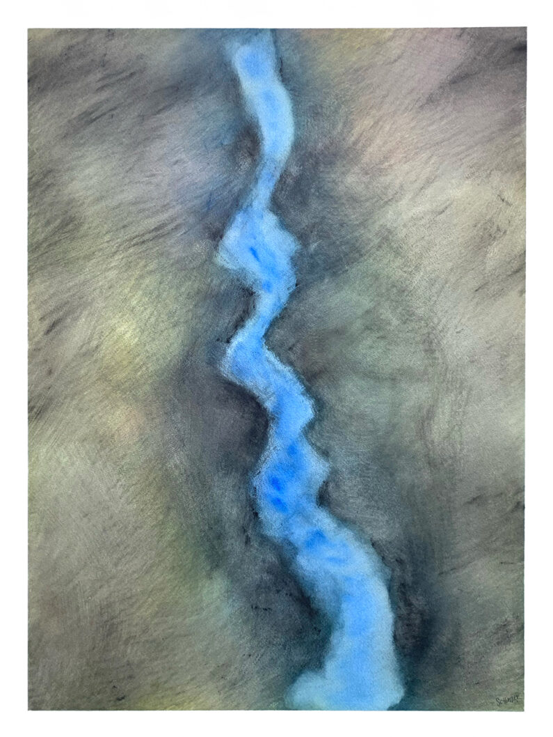 Bernie Schimbke - River - watercolor - 18in x 24in