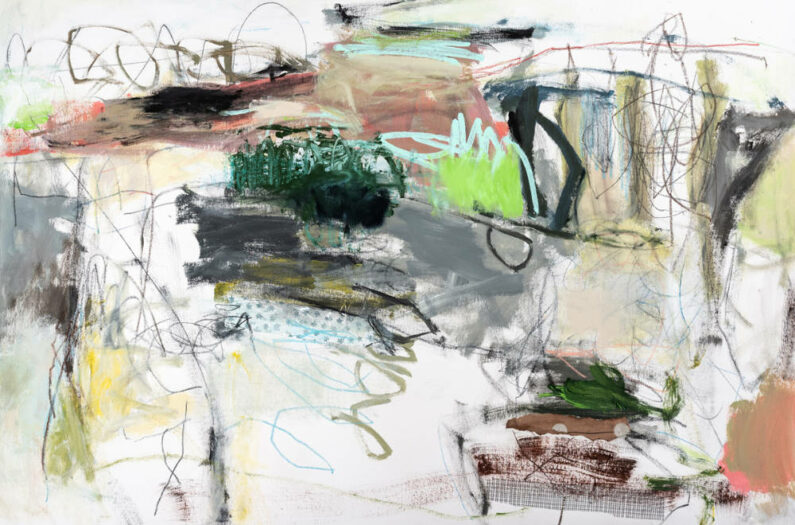 Helen S. Cohen - Change In The Air 5 - Mixed media on canvas - 34in x 51in