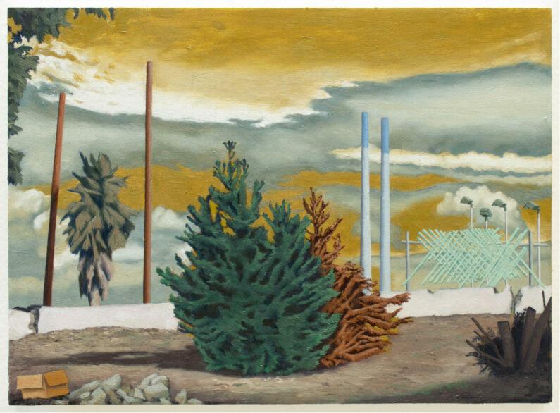 Nicole Irene Anderson-Sacrifice Zone-Oil on panel-8 x 11 x 1 in