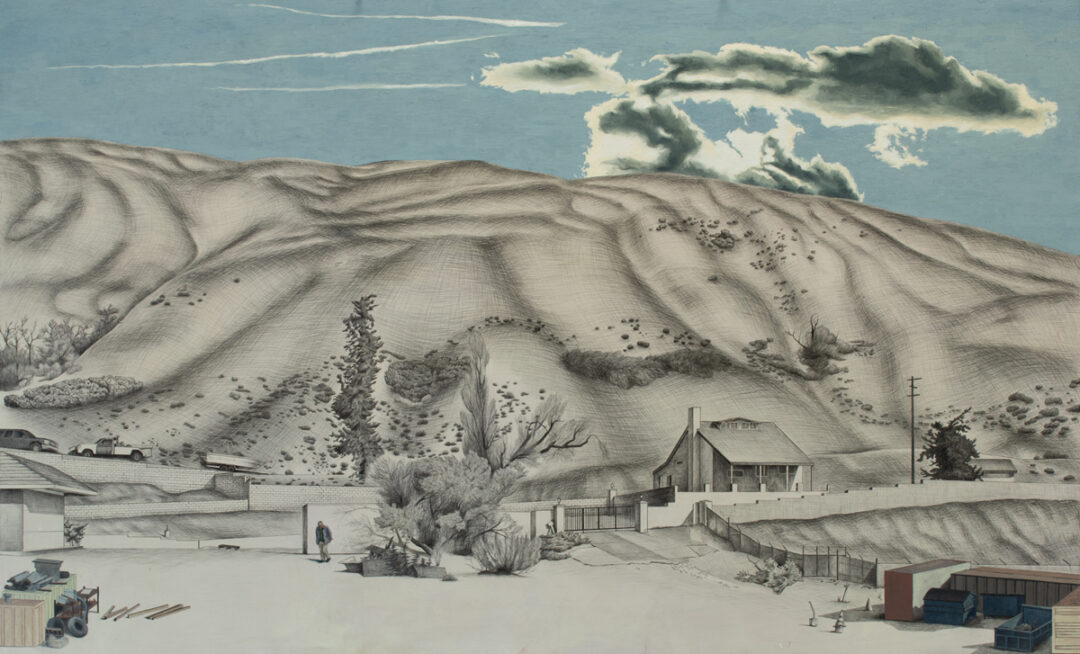 Nicole Irene Anderson - Self Reliance - Oil Case in Graphite Pencil On Paper - 33in x 52in