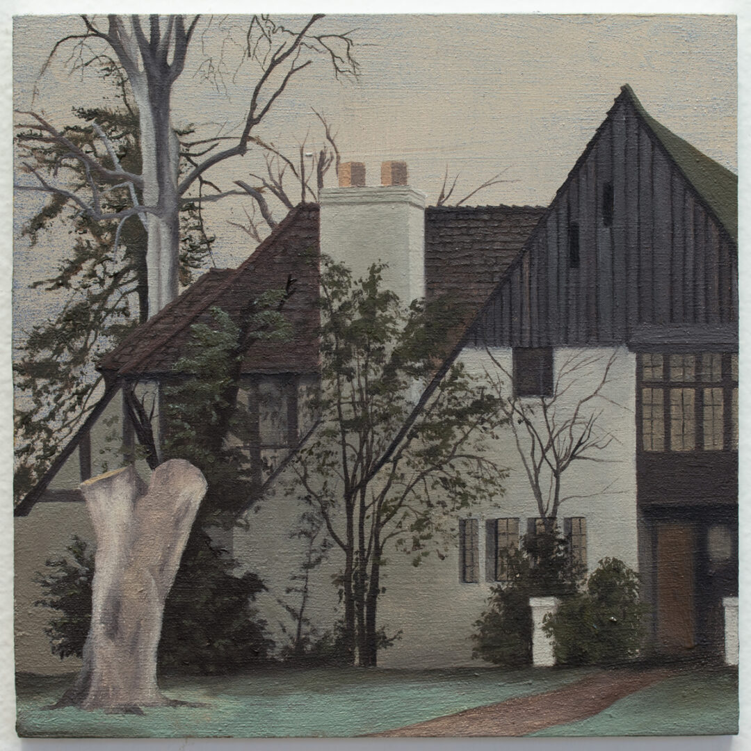 Nicole Irene Anderson - Warden's House - Oil On Hardboard - 6in x 6in