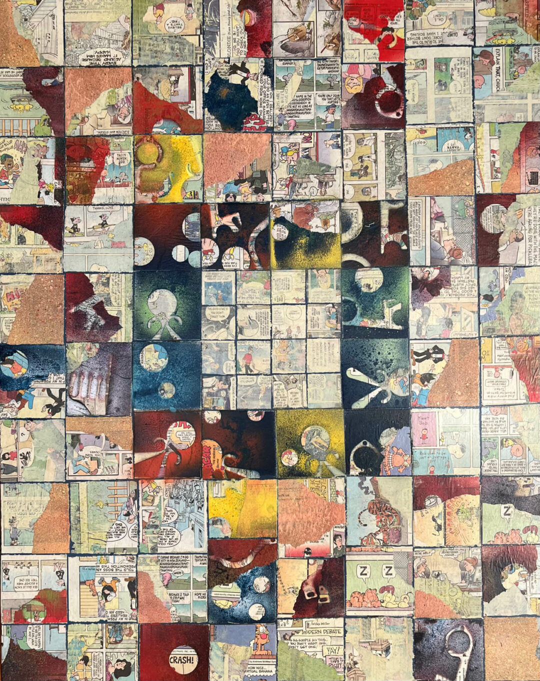 Will Thoms - ELEVEN - Mixed Media Painting - 30in x 24in