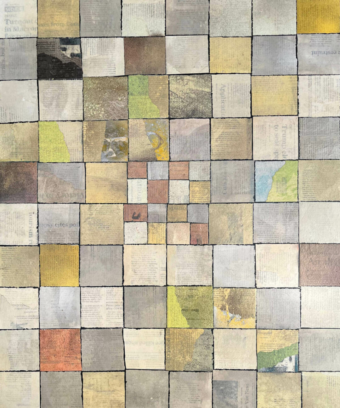 Will Thoms - SEVEN - Mixed Media Painting - 30in x 24in