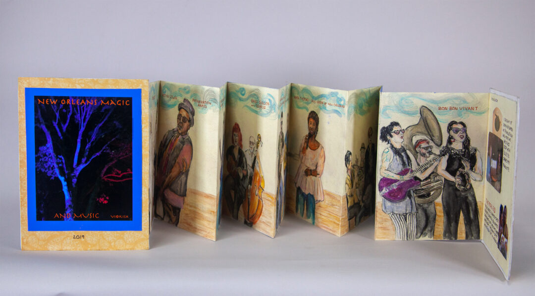 Vickisa - New Orleans Magic and Music - two book pages