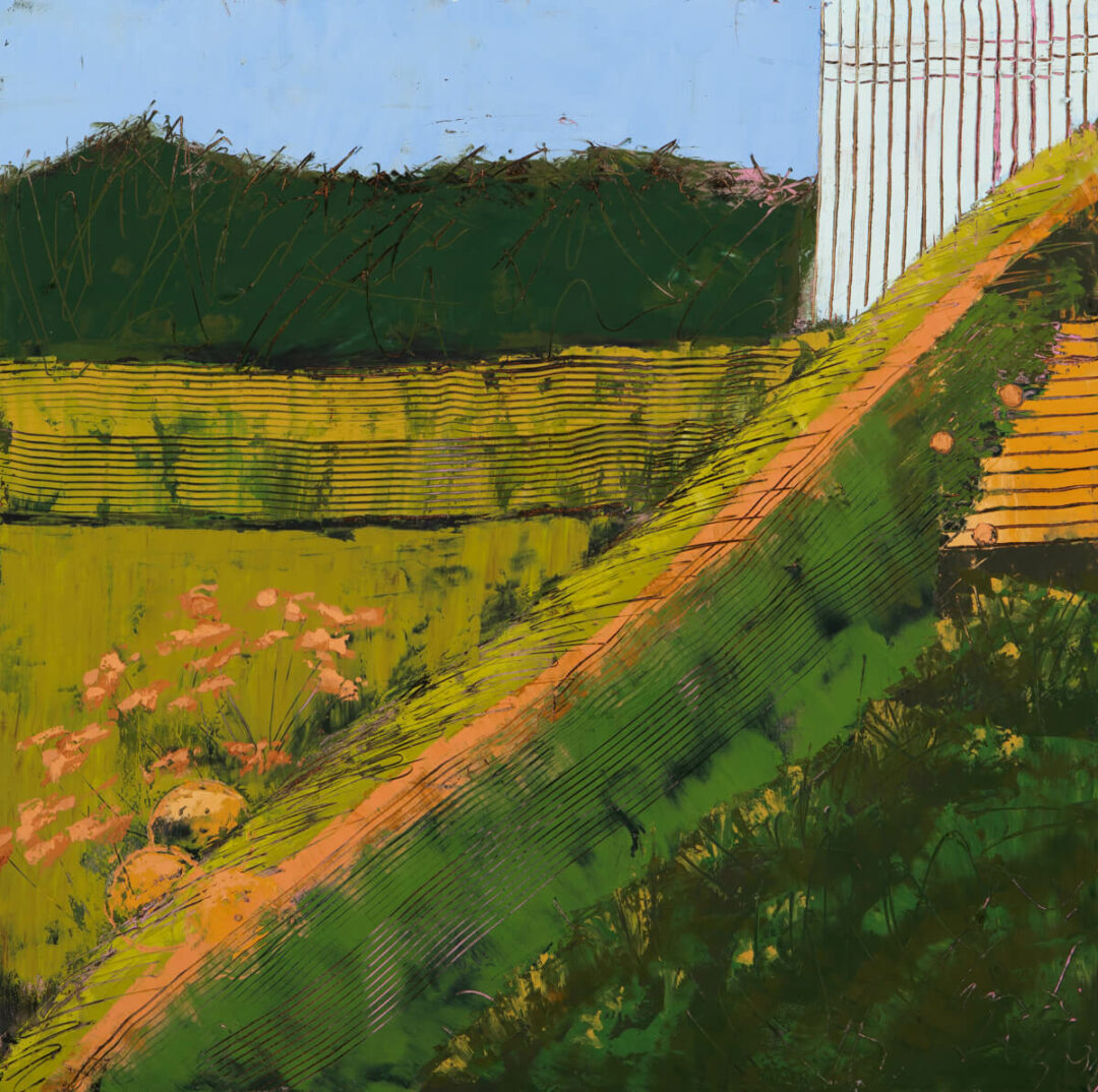 Christine Beirne - California Dreamin' - Oil with Cold Wax - 30x30