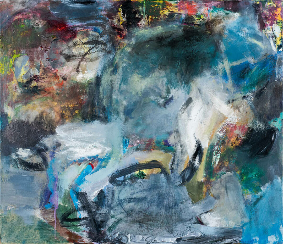 Helen Cohen - Change in the Air 4. Acrylic and Oil Pastel on Canvas - 26x30