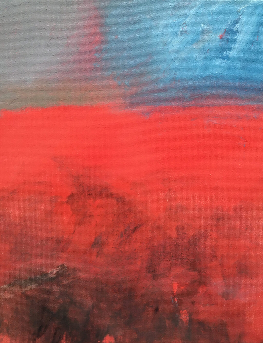 Jenny-Lynn Hall - Changing Horizons Study 1 - Oil on Canvas - 10in x 8in