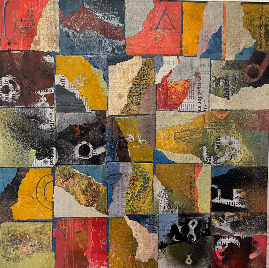 Will Thoms - Jump Start - Mixed Media On Panel - 20inH x 20inW x 1.25inD
