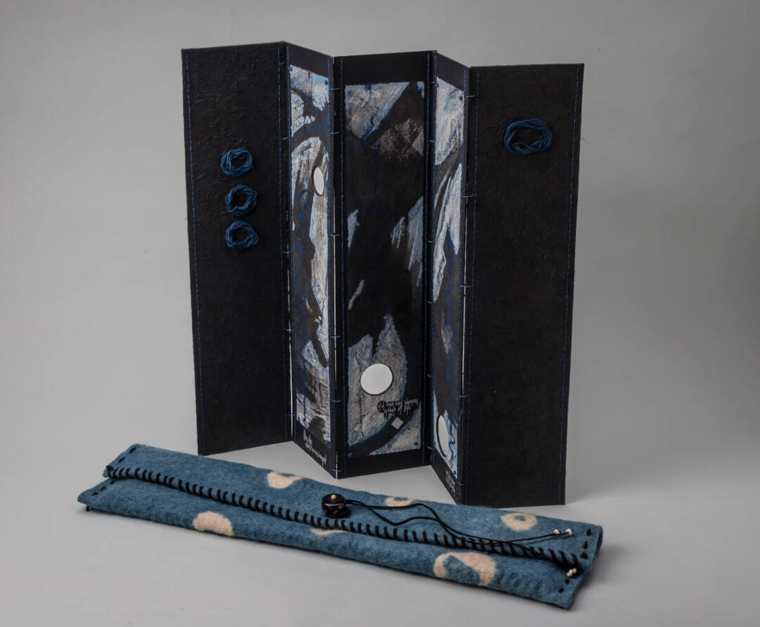 Renée Owen - Your Ghost Or the Evening Light - Artists Book With Pouch - 19Hx21Wx8Din