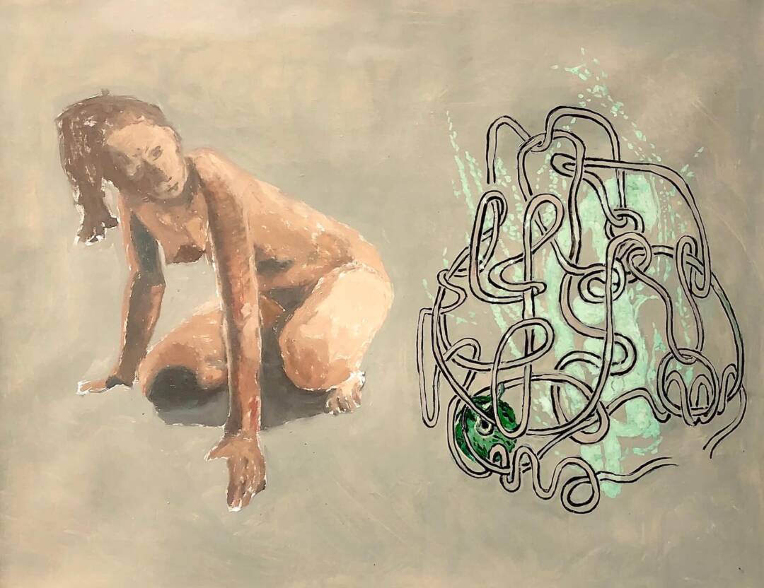 Patti Trimble - Human 3 - oil on linen