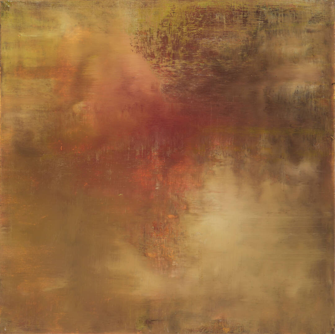Airiel Mulvaney - Gayatri Mantra 3 - Acrylic Glaze On Wood Panel - 12in x 12in