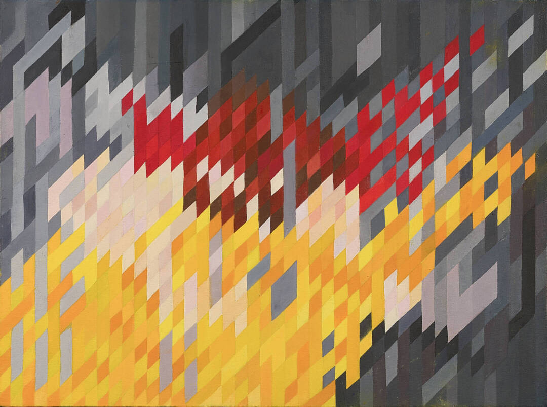 Jizell Albright - Cover Up 7 - Oil on canvas - 18 x 24 x 1.5