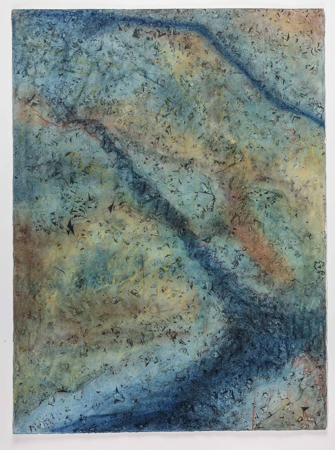 Jizell Albright - Tides - Drawings - 22in x 30in