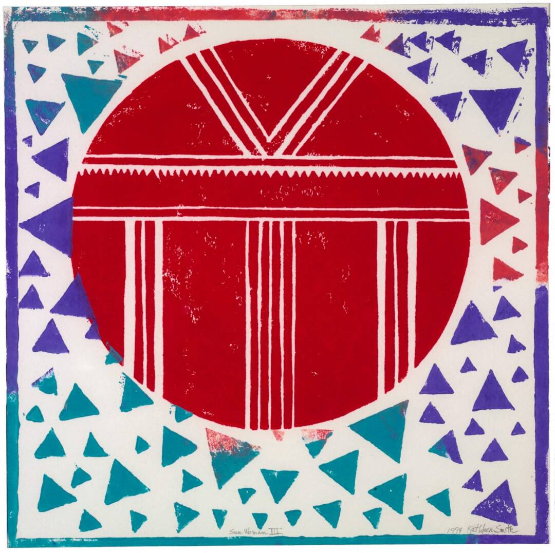 Grounded in Coast Miwok - Kathleen R Smith - Sunwoman III - Collection Courtesy Native California Research Institute