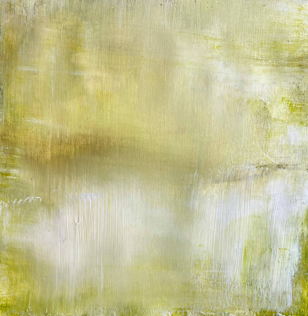 Airiel Mulvaney - Light on Wales No 2 - Acrylic and Glaze on Canvas - 12in x 12in