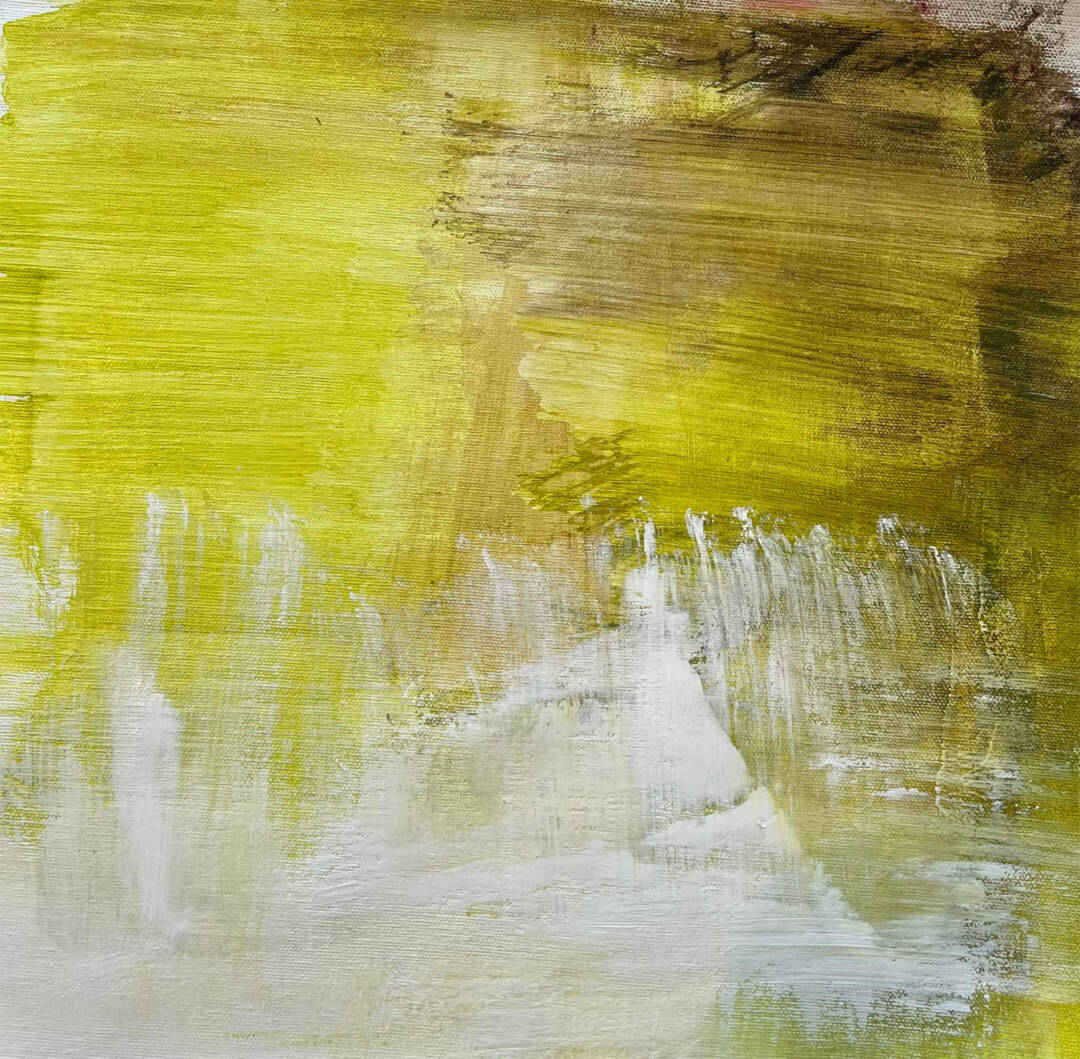 Airiel Mulvaney - Light on Wales No 9 - Acrylic and Glaze on Canvas - 12in x 12in