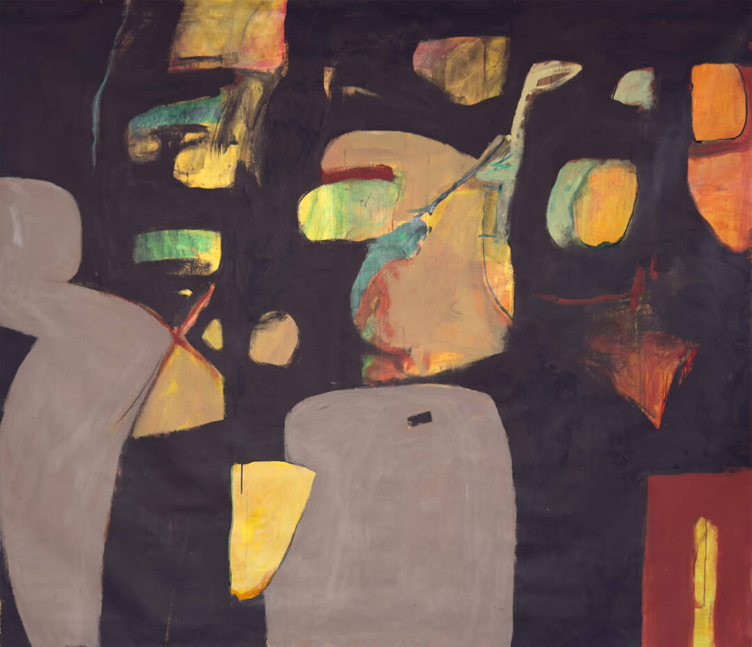 Mary Ann Leff - Making Do With What You Have - Acrylic on canvas - 72in x 60in x 1.5in