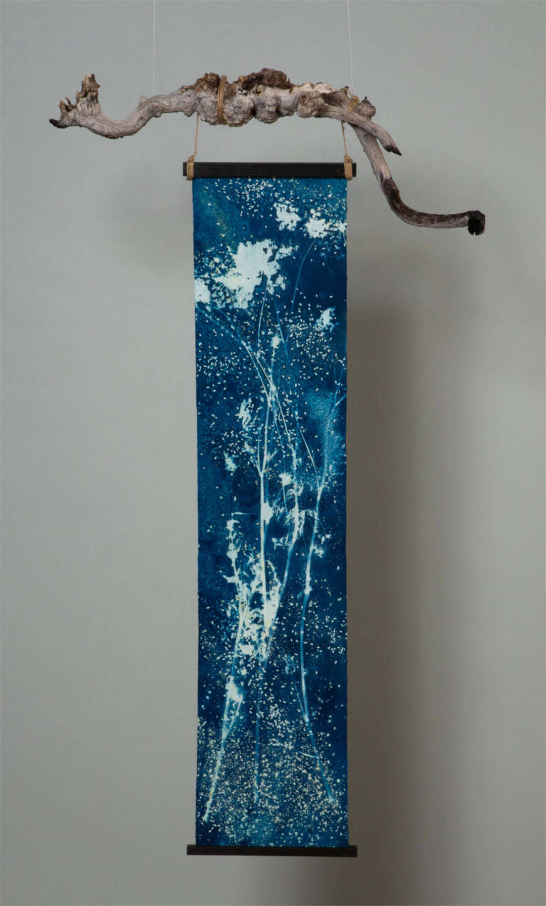 Renee Owen - The Wind Takes Me - Cyanotype on paper - 45in x 27.5in